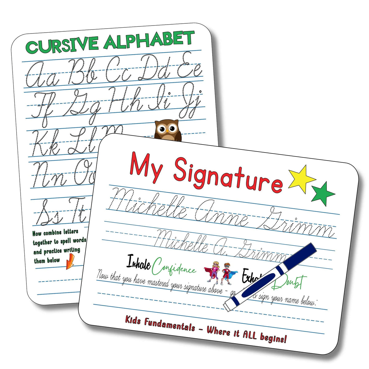 Cursive Handwriting Practice Made Easy! – Kids Fundamentals