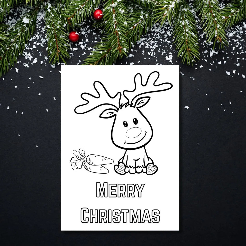 Christmas Canvas Crafts | Reindeer design