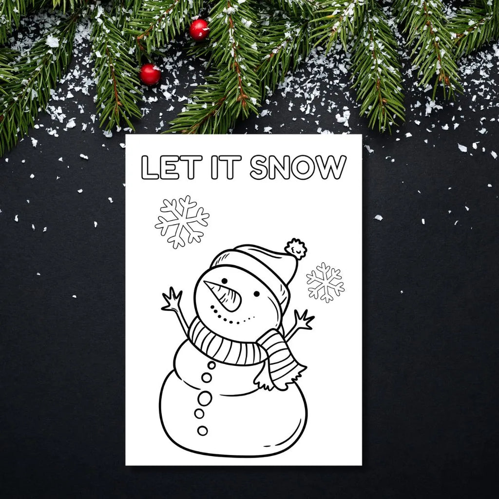 Christmas Canvas Crafts | Snowman design