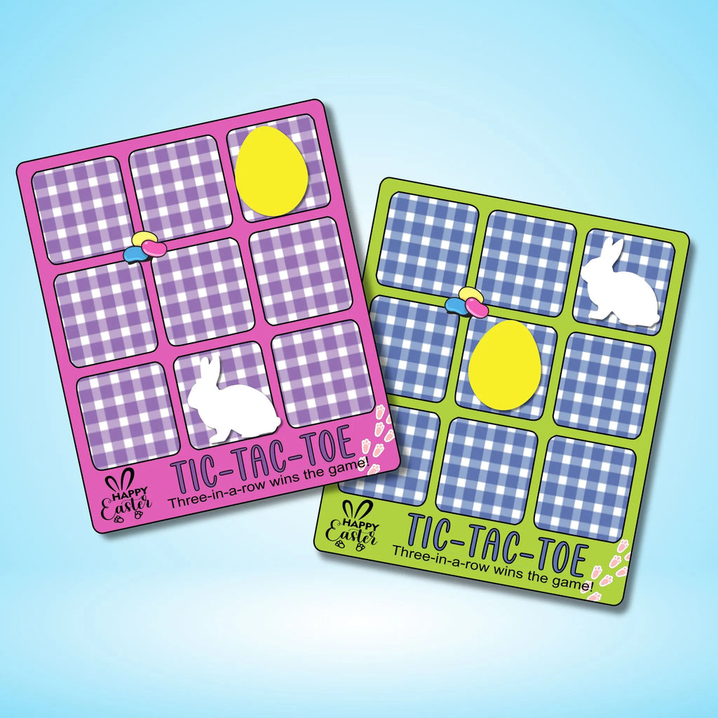 Easter Themed Tic Tac Toe Board Game comes in 2 designs