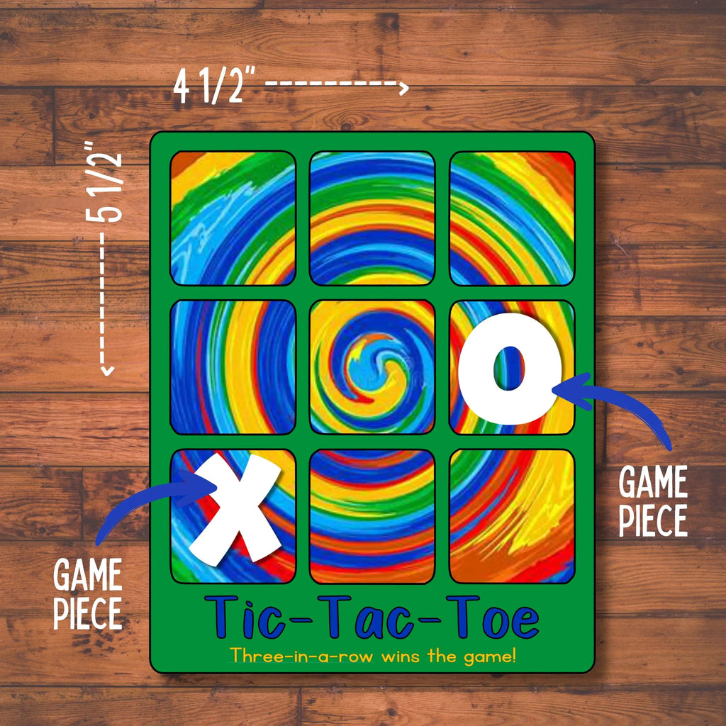 Measurement of the Acrylic Tic Tac Toe & Hangman Game Board