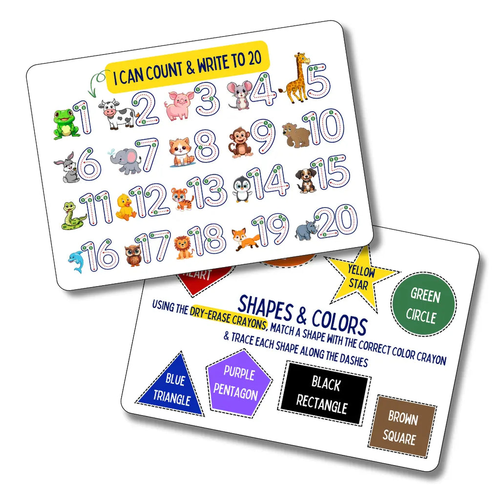 Numbers Board - Double-sided – Kids Fundamentals